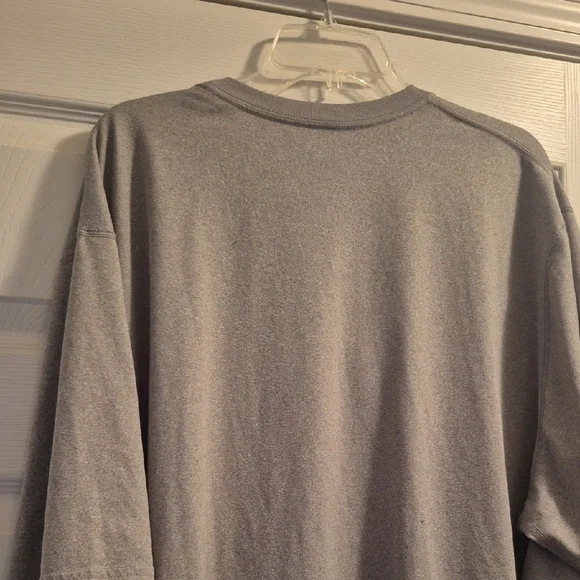 Nike Heather Gray Tee with Bold Orange T - Picture 6 of 14